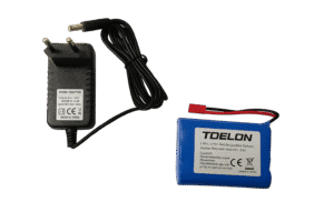 Комплект литиево-йонни батерии Toslon и зарядно устройство за сонарни екрани Toslon